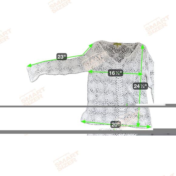 3 for $9 sigrid olsen Crichet top M - Picture 5 of 5